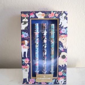 Clementine Paper inc. Dogs and Roses pens